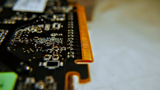 Close-up of PCIe Card