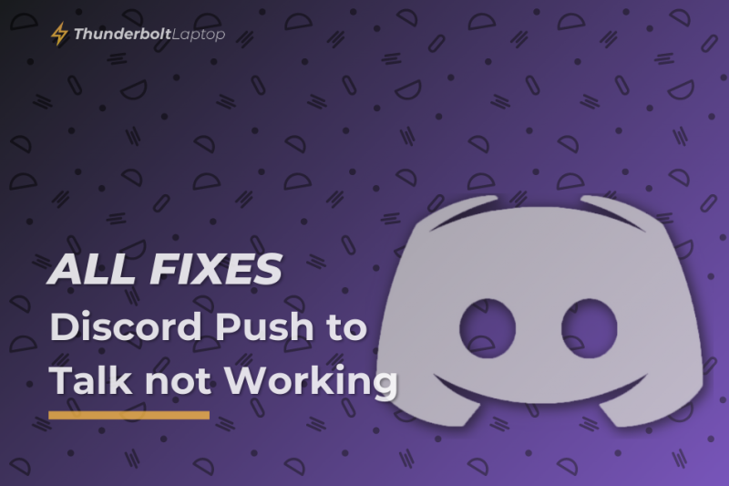 [All Fixes] Discord Push to Talk not Working