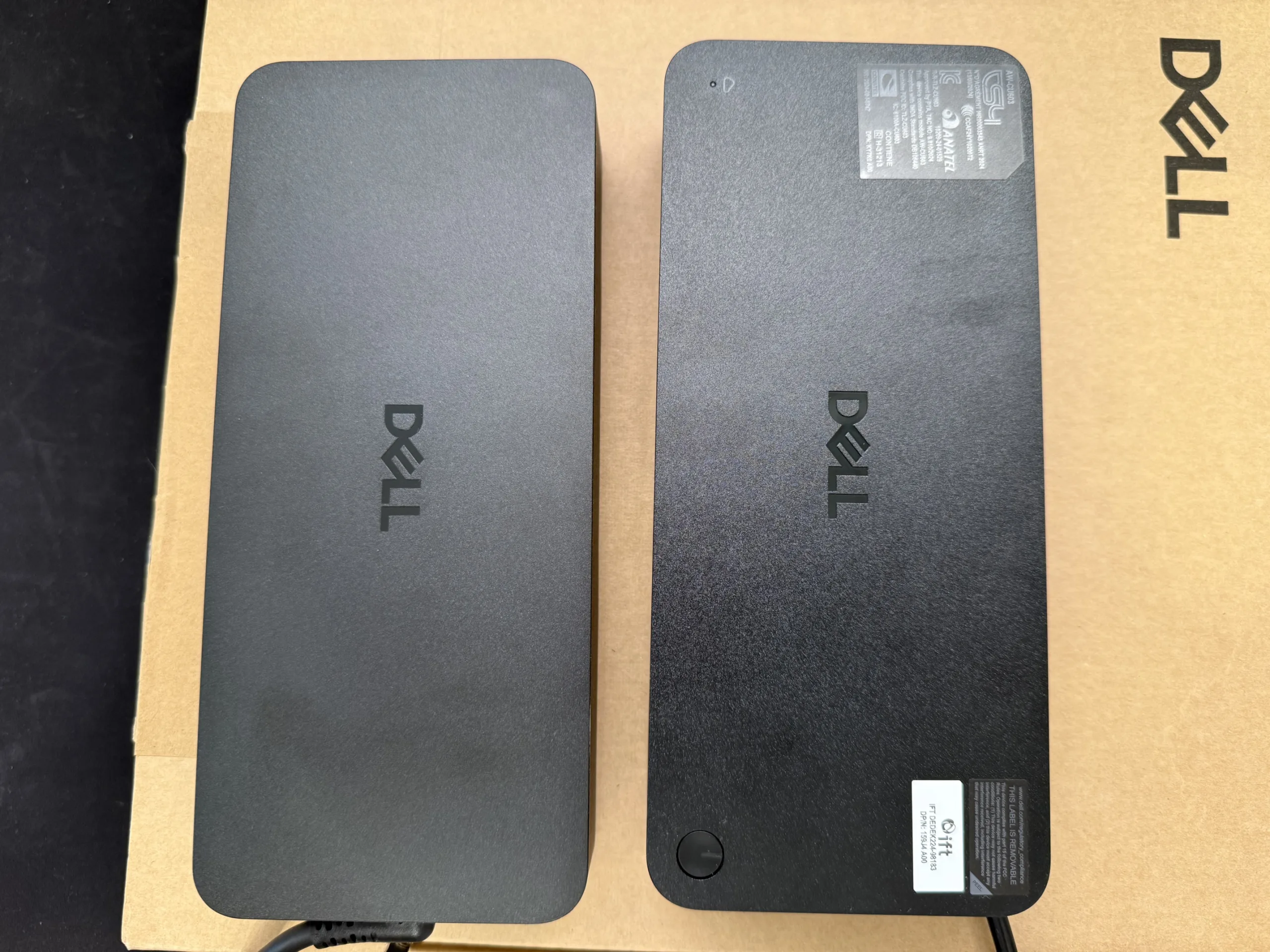 SD25TB5 Dock and Power Brick