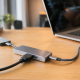 USB4 hub and dock connected to laptop peripherals