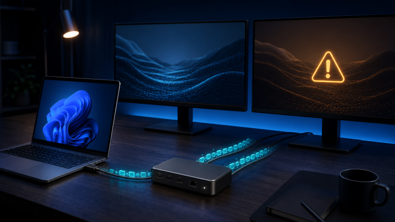 DisplayLink Dock Monitor Not Working in Windows 11