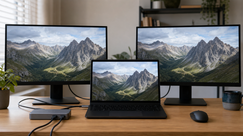USB-C Dock Monitors Mirrored Instead of Extended in Windows 11