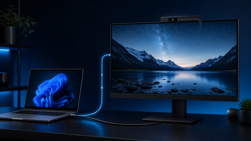 USB-C Monitor Webcam Not Working in Windows 11