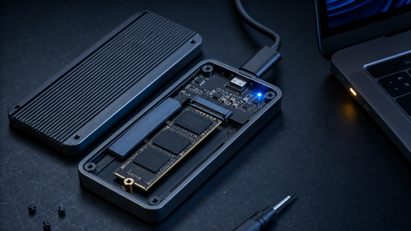 USB4 NVMe Enclosure Detected but SSD Missing in Windows 11