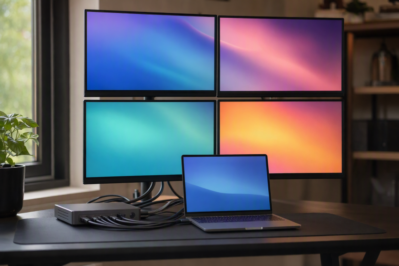 Best DisplayLink Docks for Four Monitors