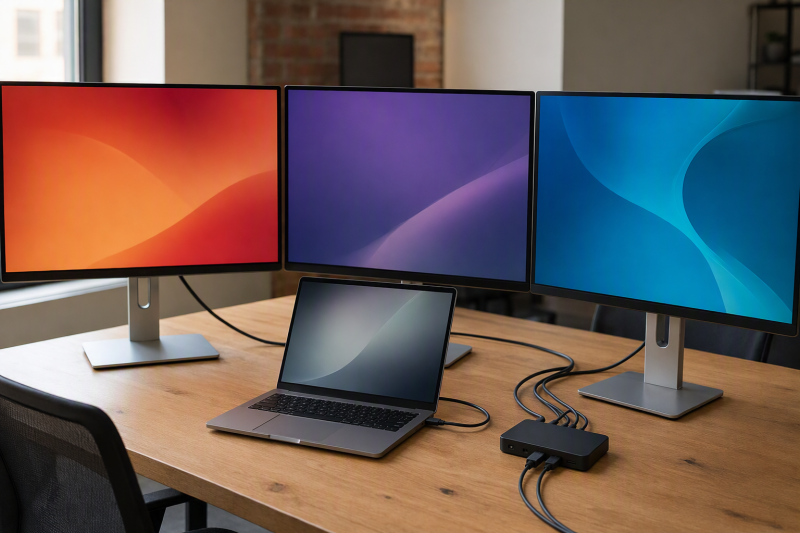 Best DisplayLink Docks for Triple-Monitor Windows Setups