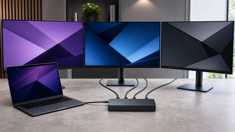Best USB-C Docks for Triple 4K Monitors in 2026