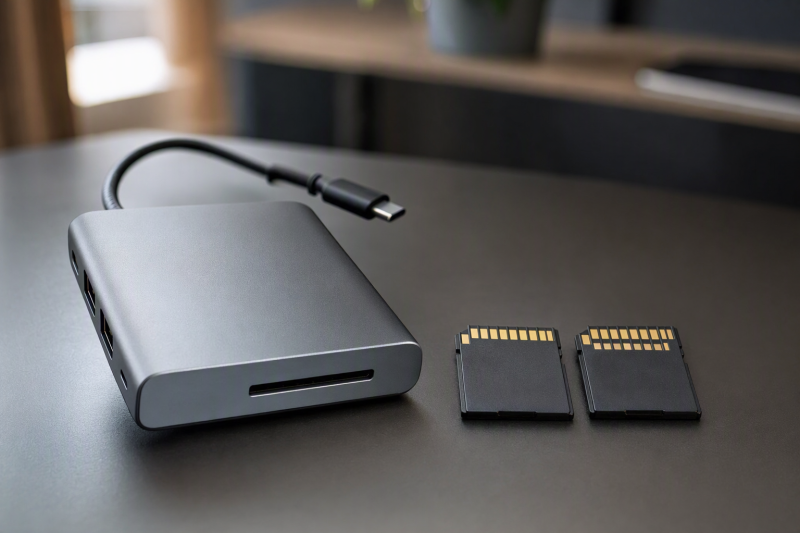UHS-I vs UHS-II Card Reader in a Docking Station