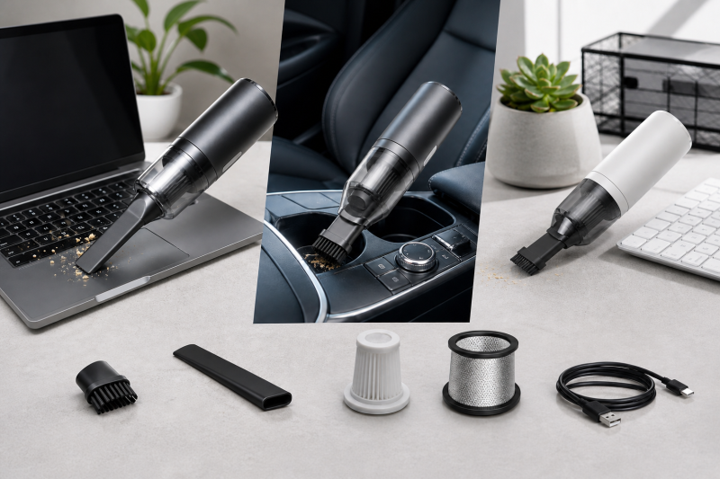 Best USB-C Mini Vacuum Cleaners for Fast Car, Desk, and Home Cleanups