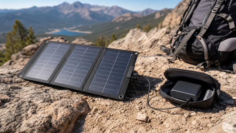 Best USB-C Solar Charger Panels for Backpacking