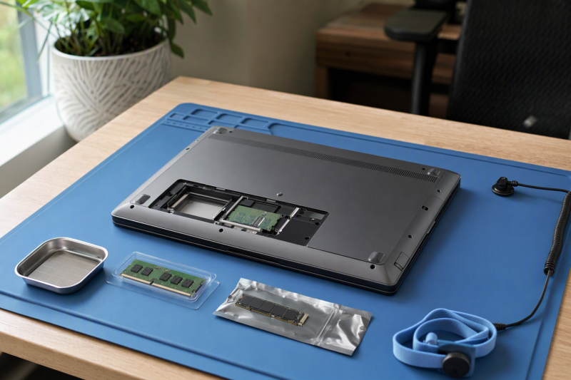 Best Anti-Static Work Mats for Laptop RAM and SSD Upgrades