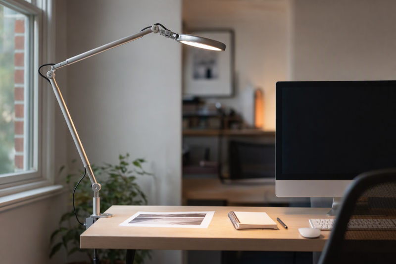 Best Architect Desk Lamps for Paperwork Beside a Monitor