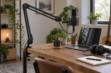 Best Desktop Microphone Boom Arms for a Recording Desk