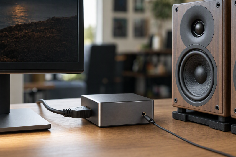 Best HDMI Audio Extractors for Powered Desk Speakers