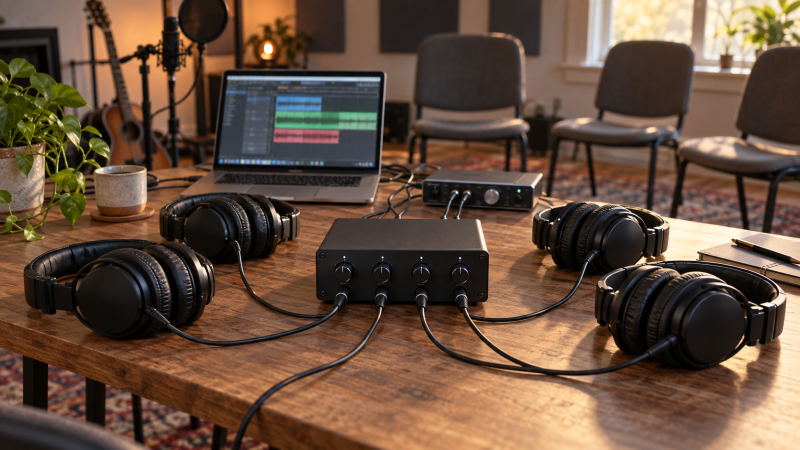Best Headphone Distribution Amplifiers for Small Recording Sessions
