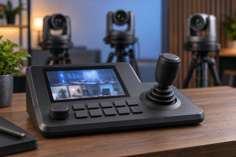 Best PTZ Joystick Controllers for an Existing Multi-Camera Studio