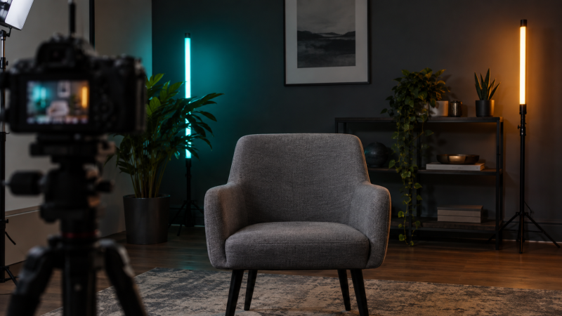 Best RGB Tube Lights for an On-Camera Studio Background