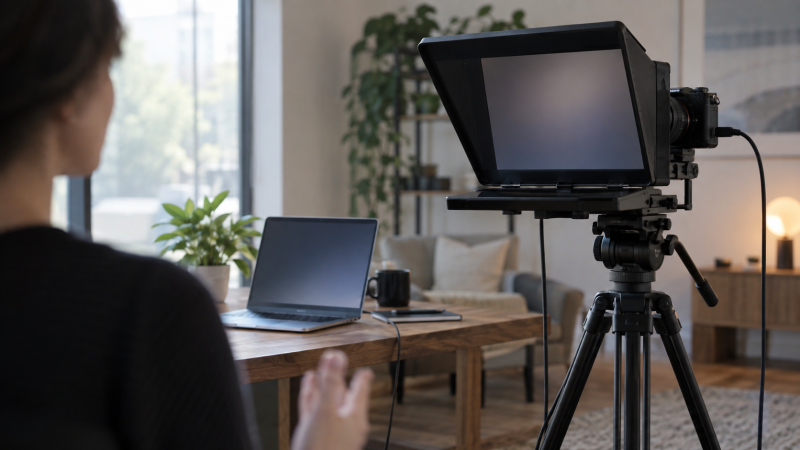 Best Teleprompters for Scripted Laptop Video Presentations