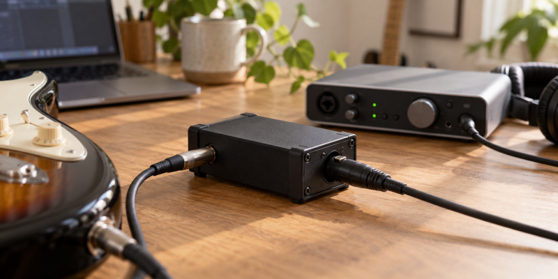 Active Direct Boxes for Recording Guitar into a Laptop: What to Buy