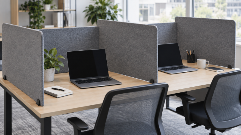 Best Acoustic Desk Dividers for Shared Laptop Workspaces
