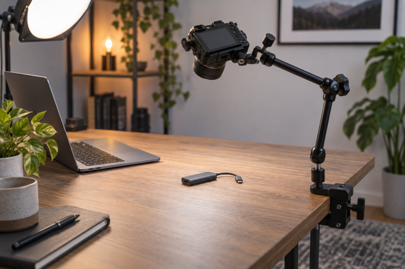 Best Camera Clamps with Articulating Arms for Desk Video
