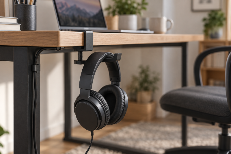 Best Clamp-On Headphone Hooks for Compact Desks
