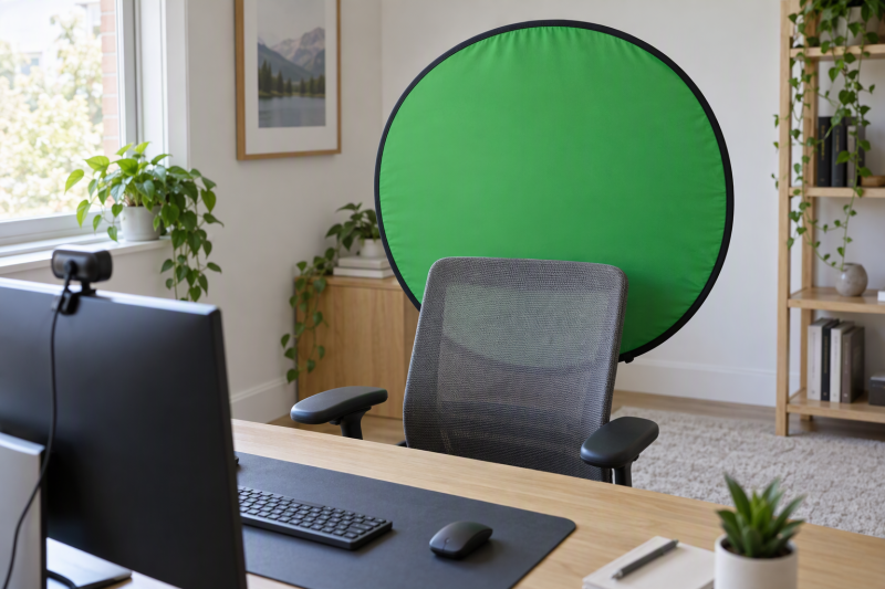 Best Collapsible Chair-Attached Webcam Backgrounds