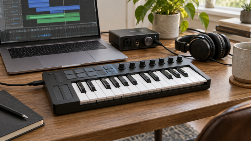 Best Compact USB MIDI Keyboards for Laptop Music Production