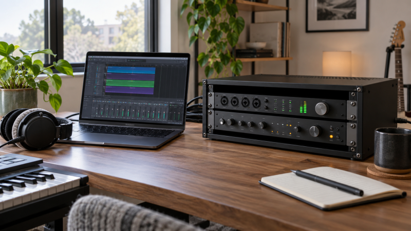 Best Desktop Audio Racks for a Laptop Studio