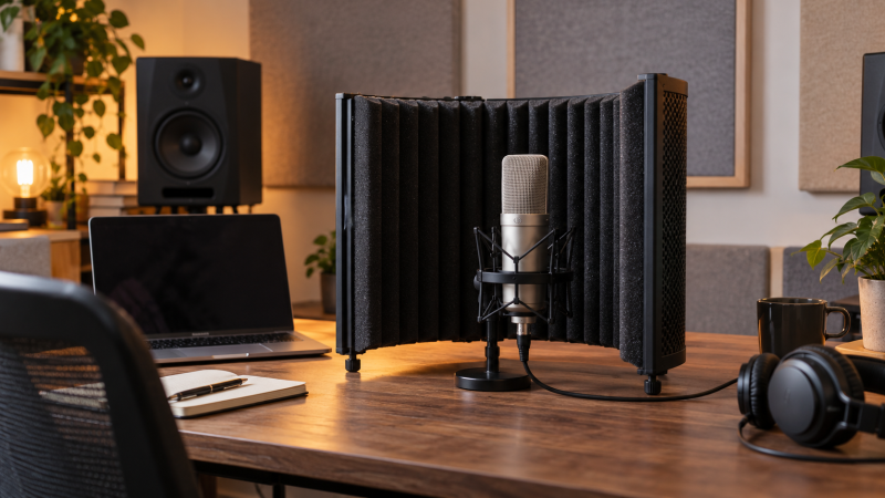Best Desktop Vocal Isolation Shields for Home Recording