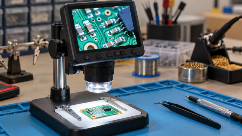 Best Digital Microscopes with LCD Screens for Electronics Repair