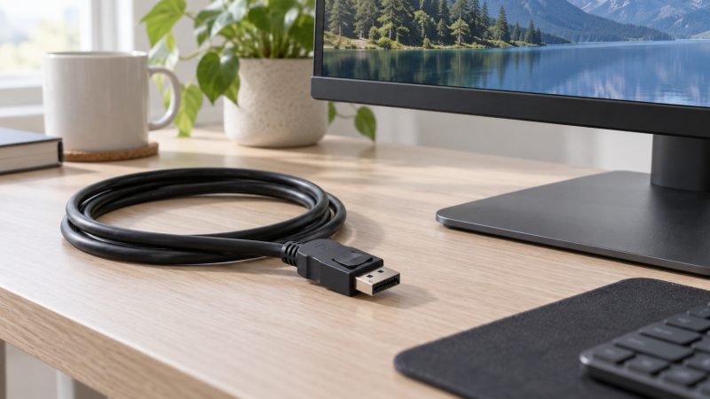 Best DisplayPort Cables for High-Refresh Desk Monitors