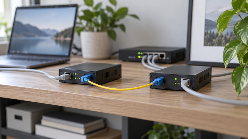 Best Fiber Media Converters for Desk Network Extensions