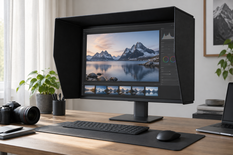 Best Monitor Hoods for Color-Critical Editing Desks