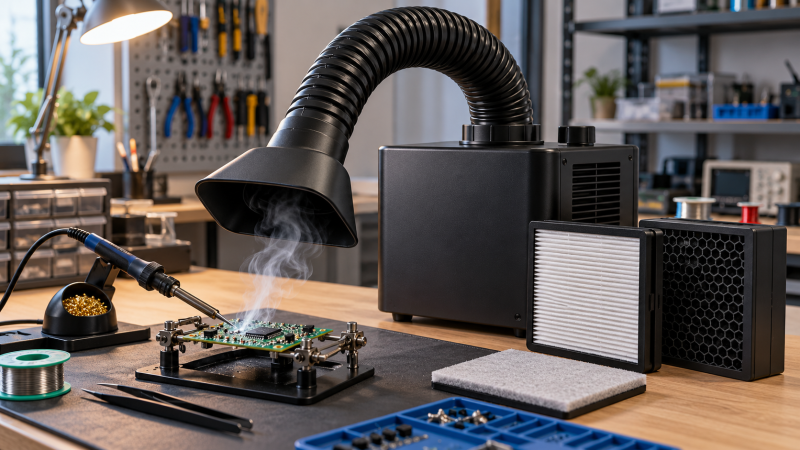 Best Multi-Stage Solder Fume Extractors for Professional Workbenches
