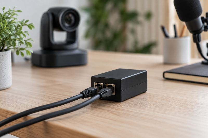 Best PoE Injectors for a Single Studio PTZ Camera