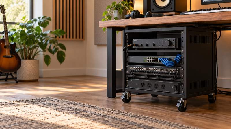 Best Rolling Studio Equipment Racks for Under-Desk Gear