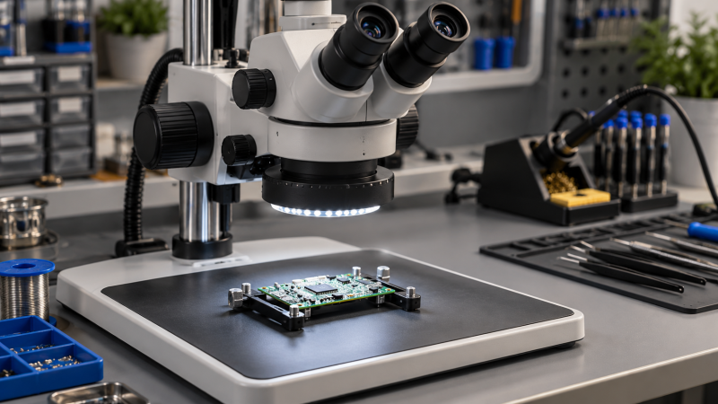 Best Stereo Zoom Microscopes for Electronics Microsoldering