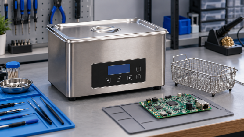 Best Ultrasonic Parts Cleaners with Digital Heaters for Flux and PCB Cleaning