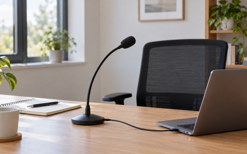 Best USB Gooseneck Microphones for Fixed-Position Desk Speech