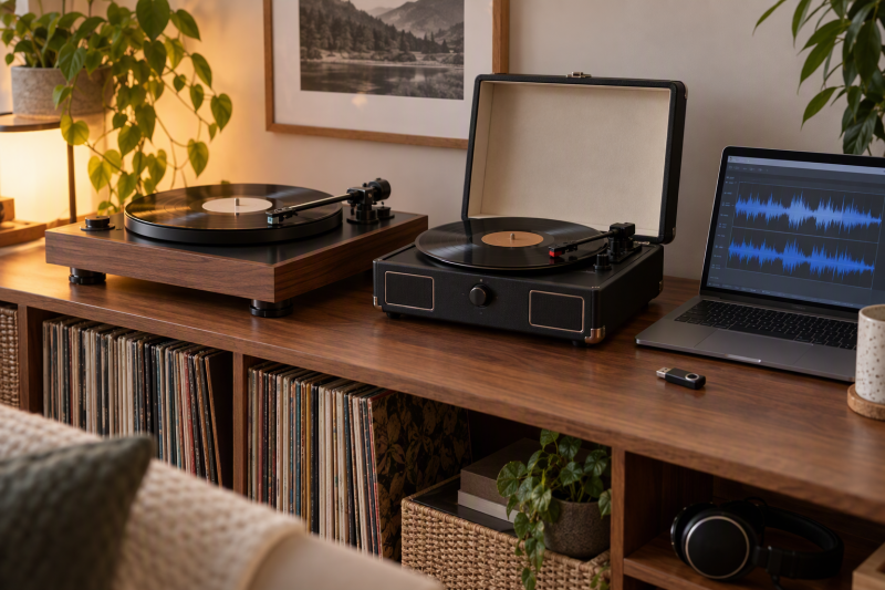 Best USB Turntables and Record Players with Digital Encoding