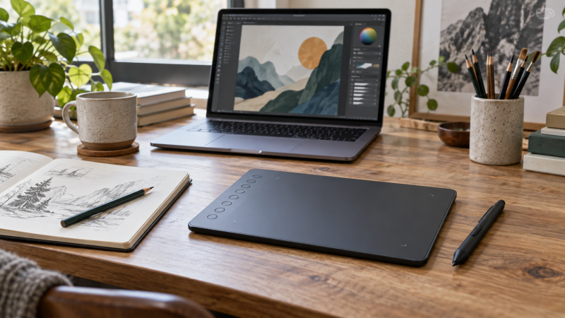 Best Wireless Drawing Tablets for a Laptop Art Desk