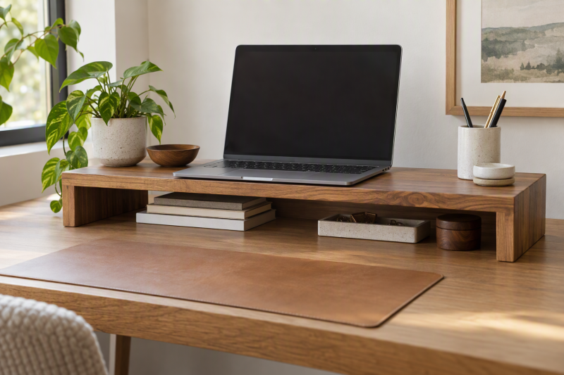 Best Wooden Desk Shelves for Minimalist Organization