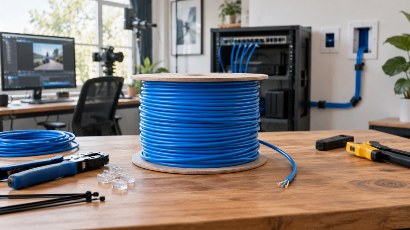 Cat6A Bulk Cable for a Creator Studio Network: Our Picks