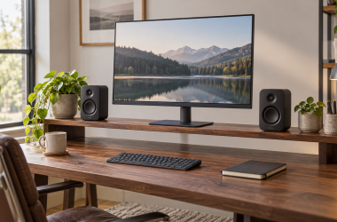 Desk Shelves for Screens and Small Speakers: Our Picks