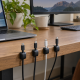 Desktop Cable Clips for USB-C Charging Runs