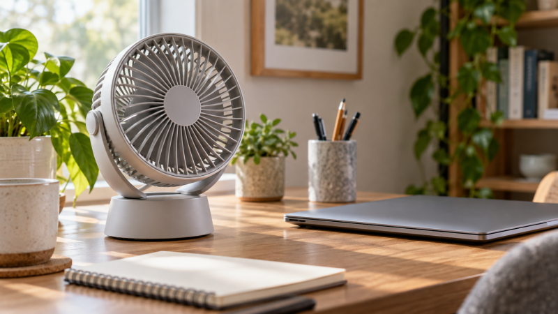 Desktop Fans for Warm Home Office Desks: Choosing the Best Fit