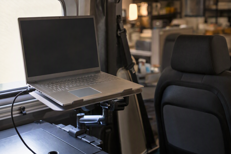 Laptop Desk Mounts for Vehicle and Van Workstations: Choosing the Best Fit