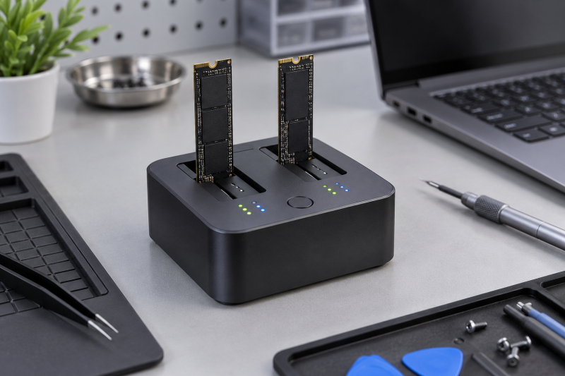 NVMe Duplicators for a Laptop Repair Bench