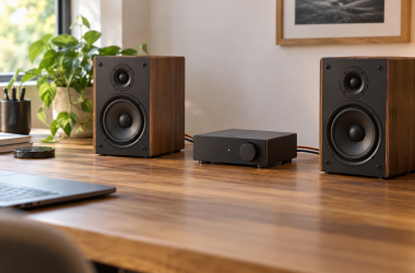 Passive Bookshelf Speakers for Desktop Listening